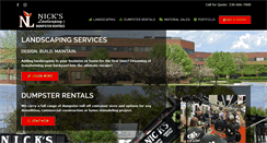 Desktop Screenshot of nickslandscaping.net